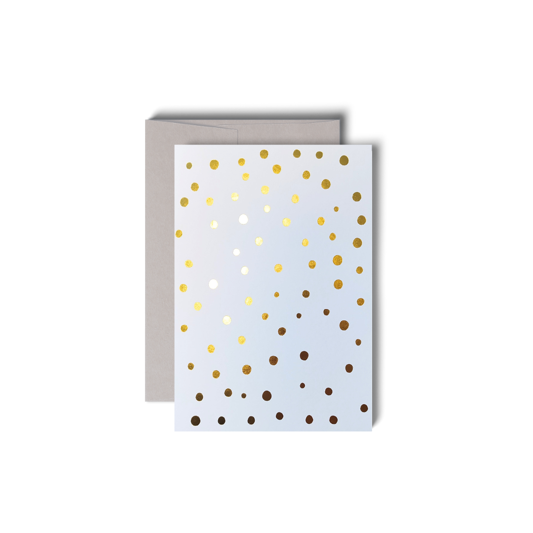 Adrift Gold Foil, greeting card