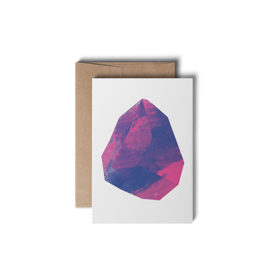 Make Like Paper Magenta, Eco Mini-Karte